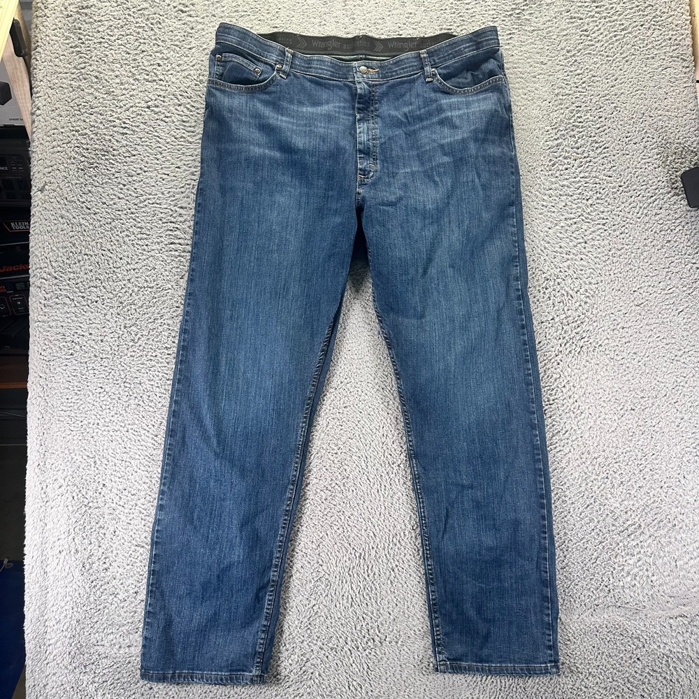 Wrangler Authentics Jeans Men's 42x34 Cotton Denim Straight Workwear Stretch